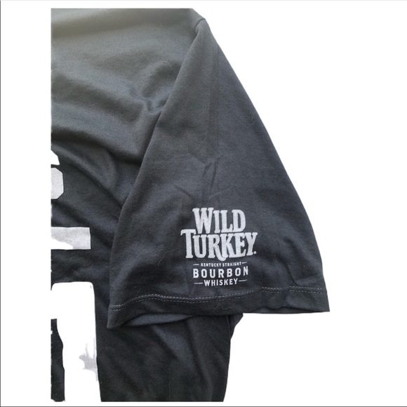 WILD TURKEY WHISKEY GREY GRAPHIC T-SHIRT - Picture 5 of 6